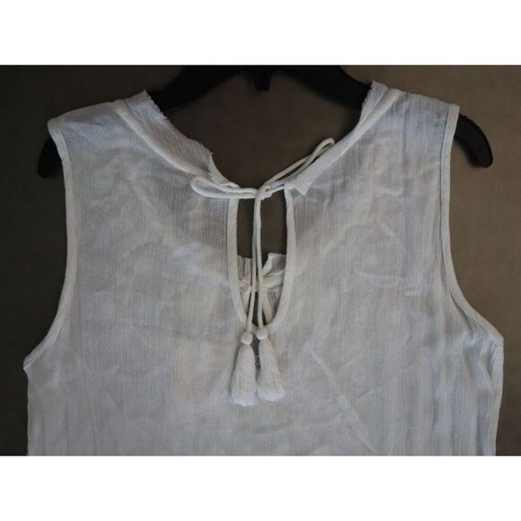 Anthropologie RAGA Women's Sz S White Sheer Love Short Dress - Picture 10 of 12